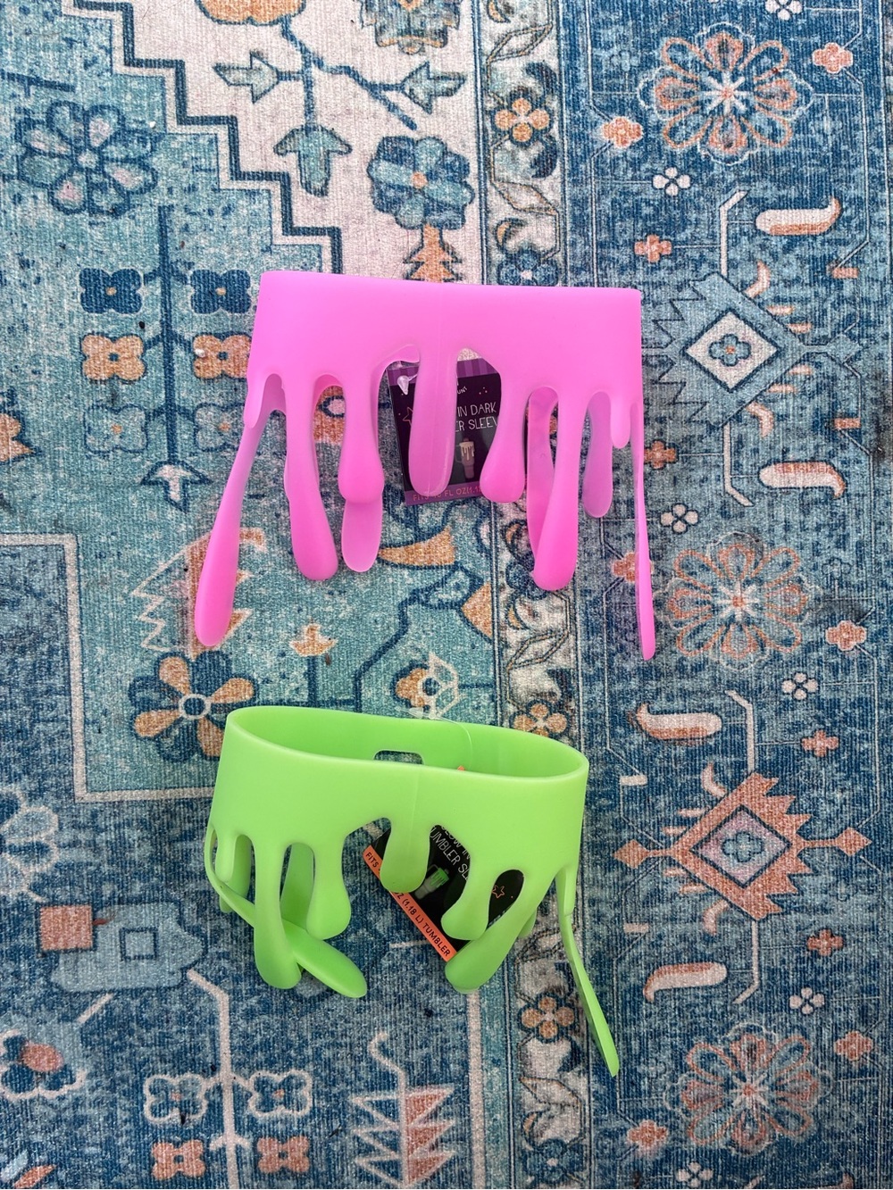 Target Bullseye Bins One drip glow in the dark tumbler sleeve- Pink or Green